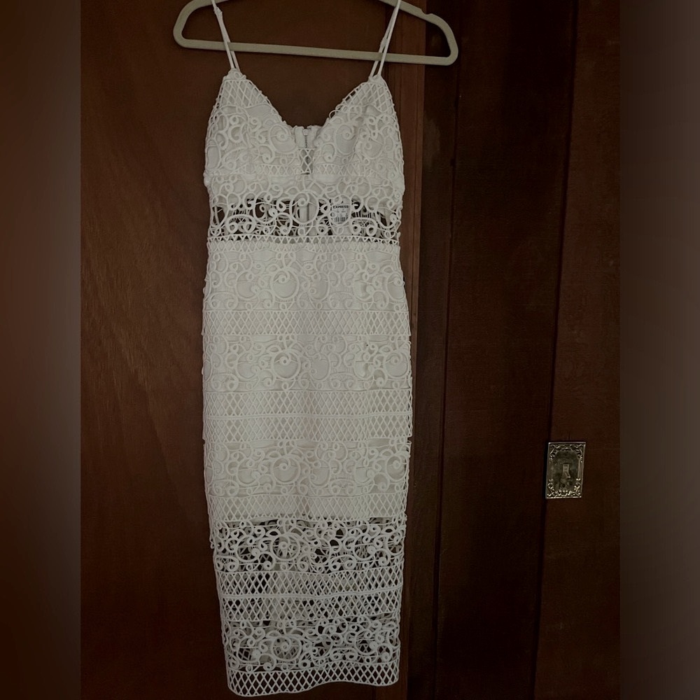Express Crochet Lace Dress